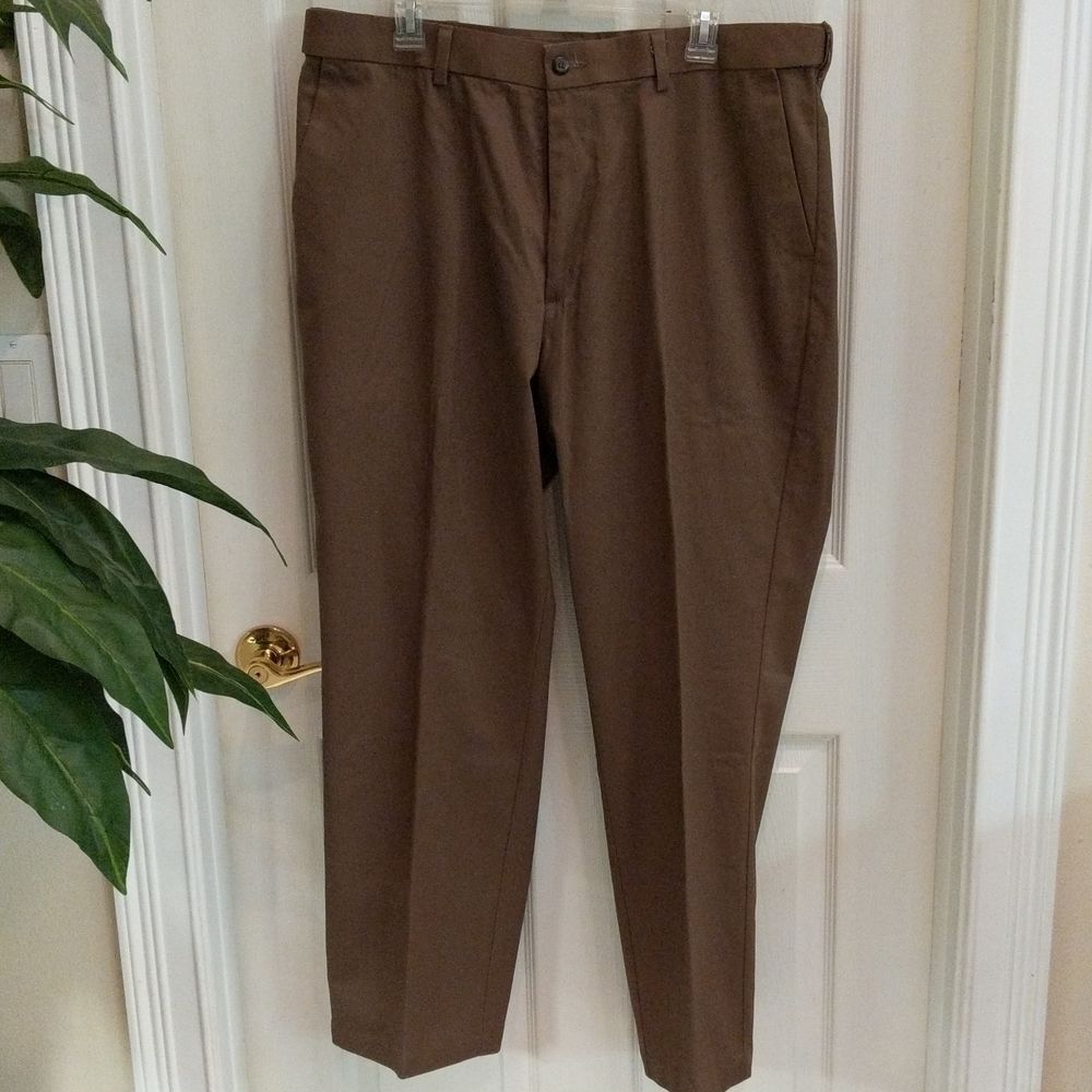 Covington Men's Brown Dress Pants Size 38x30